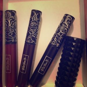 Kat Von D liquid lipstick + mini studded